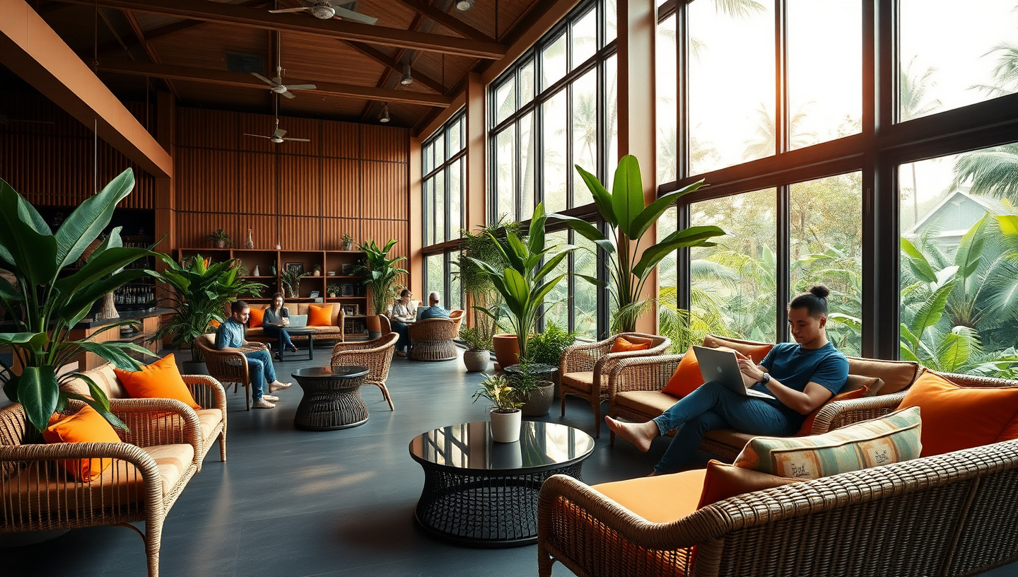 Nomad workspace in Thailand